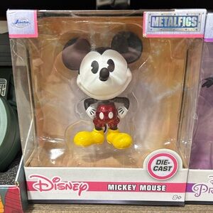 Disney Mickey Mouse Metalfigs Figure with Red and Yellow Accents